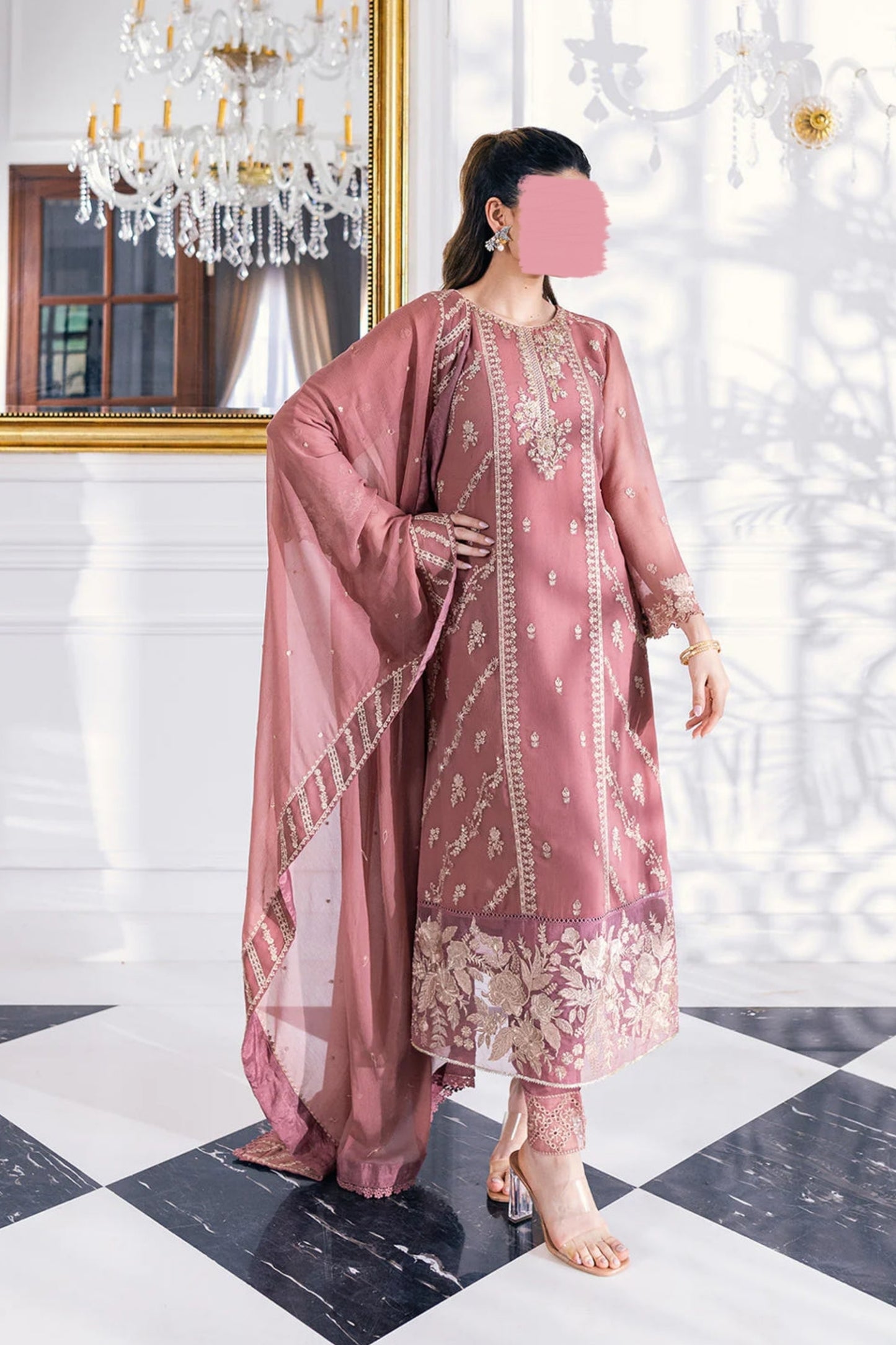 Azure Pink Formal Wear J-24