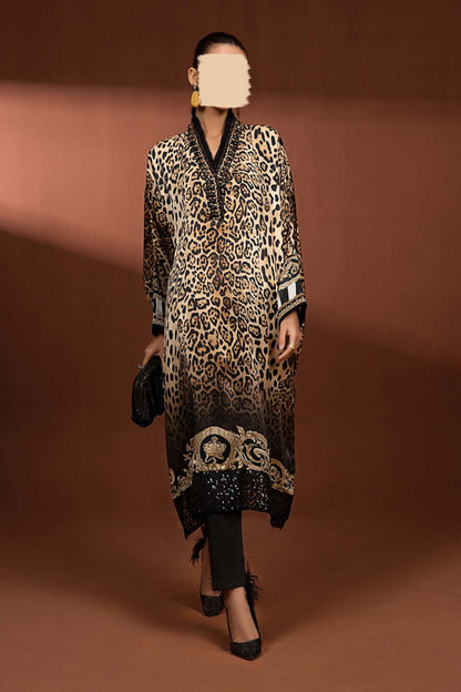 M B Cheetah Print Silk Wear -24